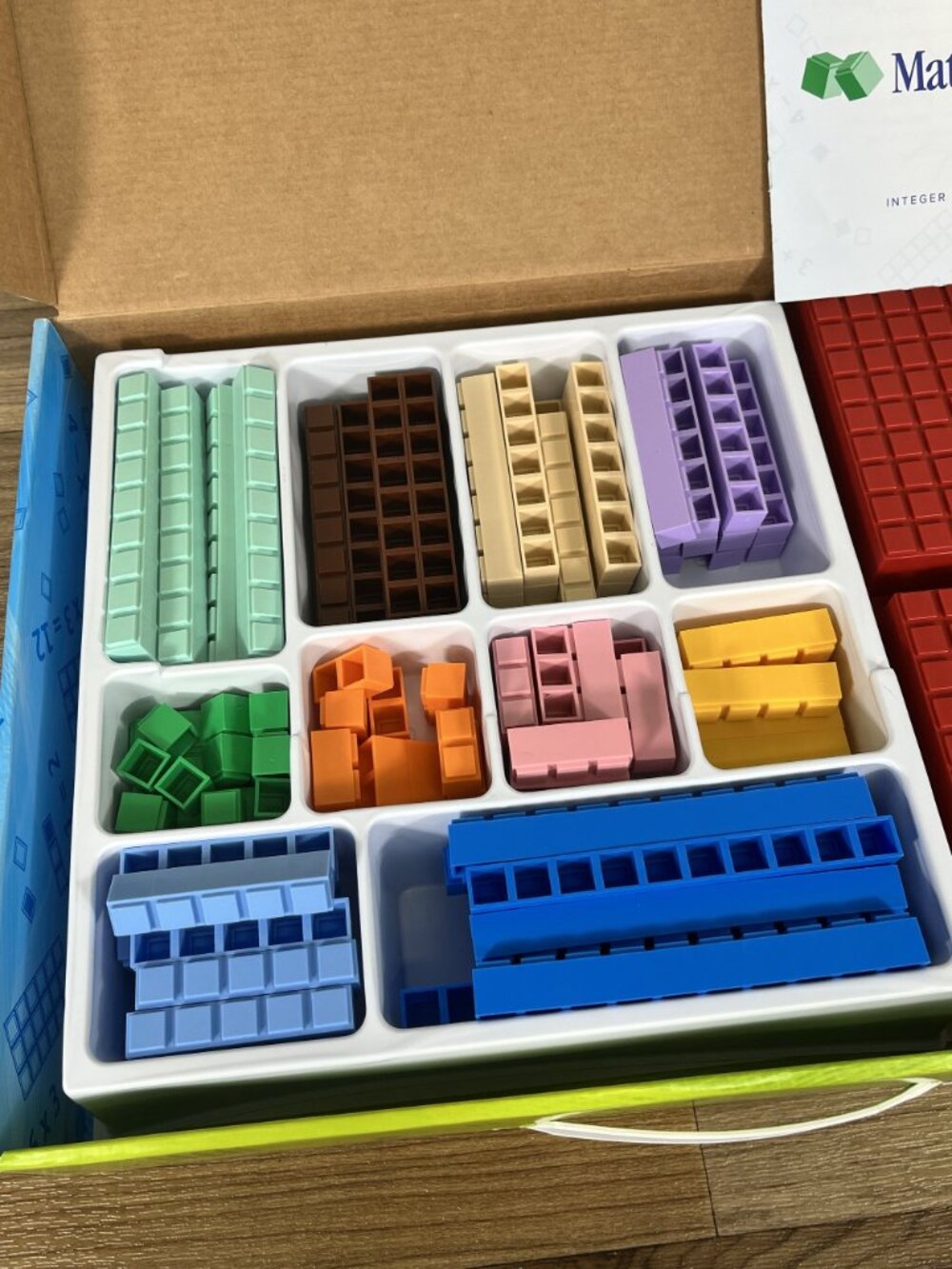 Math-U-See Manipulatives Integer Block Kit set Demme Learning Mathematics w/ Box - Picture 8 of 12